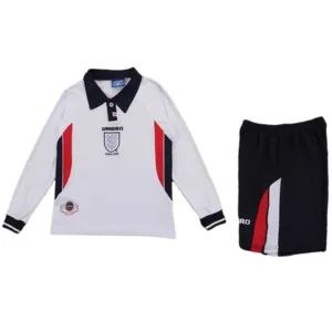 Inglaterra Niños Conjunto Casa Blanco - Conjuntos Argentina Retro | escamisetasfutbol