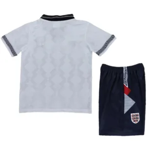 Inglaterra Niños Conjunto Casa Blanco - Conjuntos Argentina Retro | escamisetasfutbol