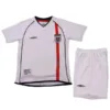 Inglaterra Niños Conjunto 2002 Casa Blanco - Conjuntos Argentina Retro | escamisetasfutbol