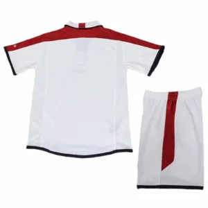 Inglaterra Niños Conjunto 2004 Casa Blanco - Conjuntos Argentina Retro | escamisetasfutbol