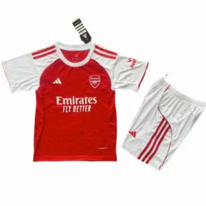 Arsenal Niños Conjunto 2025 2026 Casa Rojo - Equipacion Arsenal Niños | escamisetasfutbol