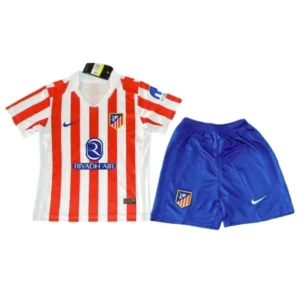 Atlético Madrid Niños Conjunto 2025 2026 Casa Rojo - Equipacion Atletico Madrid Niños | escamisetasfutbol