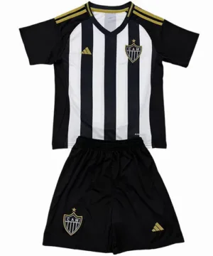 Atlético Mineiro Niños Conjunto 2025 2026 Casa Negro - Tuta Atlético Mineiro Niños | escamisetasfutbol