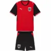 Austria Niños Conjunto 2026 Casa Rojo - Austria Niños Barata | escamisetasfutbol