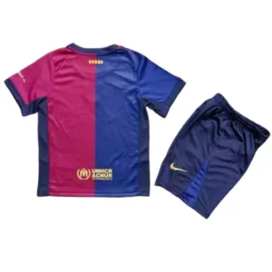FC Barcelona Niños Conjunto 2024 2025 Casa Rojo - Equipacion Fc Barcelona Niños | escamisetasfutbol
