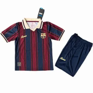 FC Barcelona Niños Conjunto 2024 2025 Casa Rojo - Equipacion Fc Barcelona Niños | escamisetasfutbol