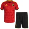 Bélgica Niños Conjunto 2026 Casa Rojo - Tuta Bélgica Niños | escamisetasfutbol