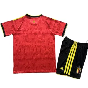 Bélgica Niños Conjunto 2026 Casa Rojo - Tuta Bélgica Niños | escamisetasfutbol