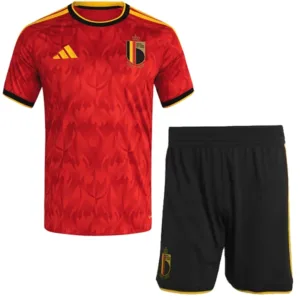 Bélgica Niños Conjunto 2026 Casa Rojo - Tuta Bélgica Niños | escamisetasfutbol