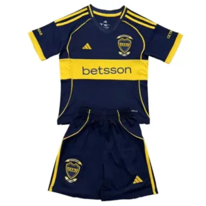 Boca Juniors Niños Conjunto 2025 2026 Casa Azul - Tuta Boca Juniors Niños | escamisetasfutbol