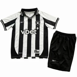 Botafogo Niños Conjunto 2025 2026 Casa Negro - Tuta Botafogo Niños | escamisetasfutbol