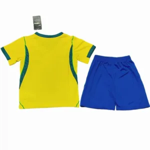 Brasil Niños Conjunto 2026 Casa Amarillo - Equipacion Brasil Niños | escamisetasfutbol