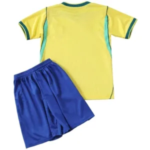 Brasil Niños Conjunto 2026 Casa Amarillo - Equipacion Brasil Niños | escamisetasfutbol