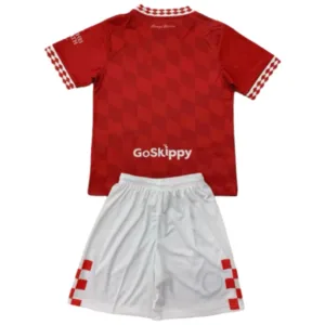 Bristol City Niños Conjunto 2024 2025 Casa Rojo - Tuta Bristol City Niños | escamisetasfutbol