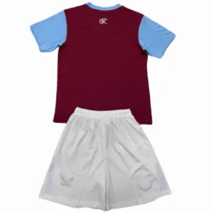 Burnley FC Niños Conjunto 2024 2025 Casa Rojo - Tuta Burnley FC Niños | escamisetasfutbol