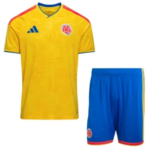 Colombia Niños Conjunto 2026 Casa Amarillo - Colombia Niños Barata | escamisetasfutbol
