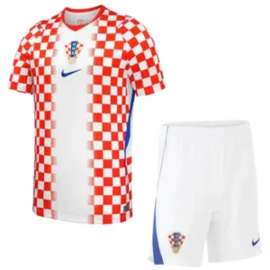 Croacia Niños Conjunto 2026 Casa Rojo - Croacia Niños Barata | escamisetasfutbol