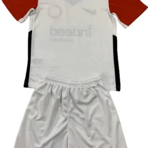Eintracht Frankfurt Niños Conjunto 2024 2025 Casa Blanco - Tuta Eintracht Frankfurt Niños | escamisetasfutbol
