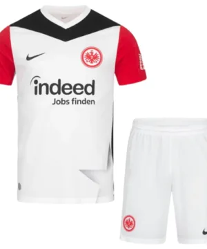 Eintracht Frankfurt Niños Conjunto 2024 2025 Casa Blanco - Tuta Eintracht Frankfurt Niños | escamisetasfutbol