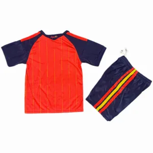 España Niños Conjunto 2026 Casa Rojo - España Niños Barata | escamisetasfutbol