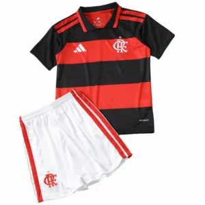 Flamengo Niños Conjunto 2026 2027 Casa Rojo - Flamengo Niños Barata | escamisetasfutbol