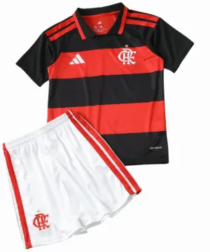 Flamengo Niños Conjunto 2026 2027 Casa Rojo - Flamengo Niños Barata | escamisetasfutbol