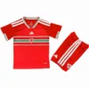 Gales Niños Conjunto 2026 Casa Rojo - Gales Niños Barata | escamisetasfutbol