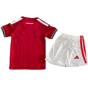 Hungría Niños Conjunto 2026 Casa Rojo - Hungría Niños Barata | escamisetasfutbol