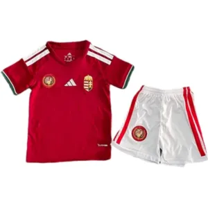 Hungría Niños Conjunto 2026 Casa Rojo - Hungría Niños Barata | escamisetasfutbol