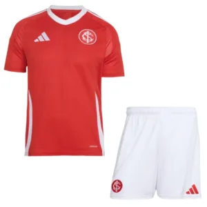 SC Internacional Niños Conjunto 2025 2026 Casa Rojo - Tuta SC Internacional Niños | escamisetasfutbol