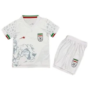 Irán Niños Conjunto 2026 Casa Blanco - Irán Niños Barata | escamisetasfutbol