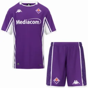 ACF Fiorentina Niños Conjunto 2025 2026 Casa Púrpura - Tuta ACF Fiorentina Niños | escamisetasfutbol