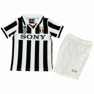 Juventus Niños Conjunto Casa Negro - Equipación Juventus Niños | escamisetasfutbol
