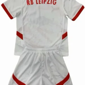 RB Leipzig Niños Conjunto 2024 2025 Casa Blanco - Tuta RB Leipzig Niños | escamisetasfutbol