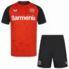 Bayer 04 Leverkusen Niños Conjunto 2024 2025 Casa Rojo - Tuta Bayer 04 Leverkusen Niños | escamisetasfutbol