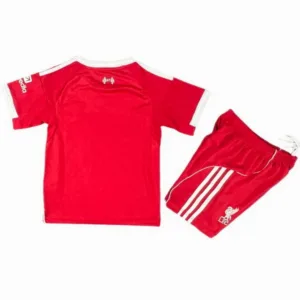 Liverpool Niños Conjunto 2025 2026 Casa Rojo - Equipacion Liverpool Niños | escamisetasfutbol