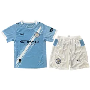 Manchester City Niños Conjunto 2025 2026 Casa Azul - Equipacion Manchester City Niños | escamisetasfutbol