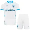 Marsella Niños Conjunto 2024 2025 Casa Blanco - Tuta Marsella Niños | escamisetasfutbol