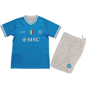 SSC Napoli Niños Conjunto 2025 2026 Casa Azul - Tuta SSC Napoli Niños | escamisetasfutbol