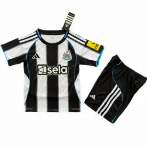 Newcastle United Niños Conjunto 2025 2026 Casa Negro - Tuta Newcastle United Niños | escamisetasfutbol