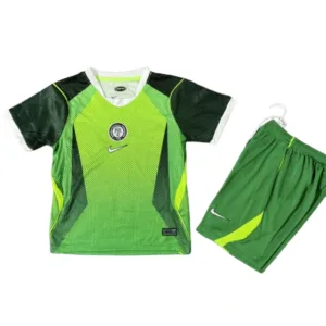 Nigeria Niños Conjunto 2026 Casa Verde - Nigeria Niños Barata | escamisetasfutbol