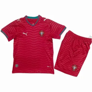 Portugal Niños Conjunto 2026 Casa Rojo - Equipacion Portugal Niños | escamisetasfutbol