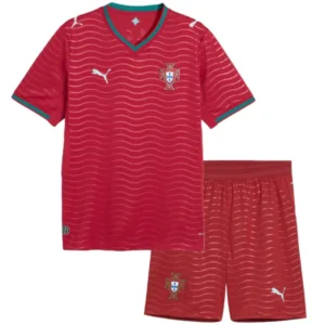 Portugal Niños Conjunto 2026 Casa Rojo - Equipacion Portugal Niños | escamisetasfutbol