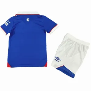 Rangers Niños Conjunto 2025 2026 Casa Azul - Tuta Rangers Niños | escamisetasfutbol
