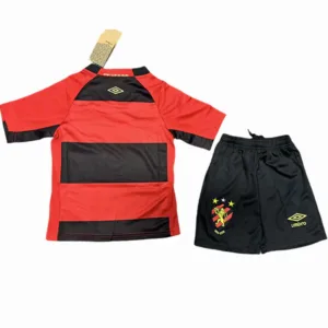 Recife Niños Conjunto 2025 2026 Casa Rojo - Tuta Recife Niños | escamisetasfutbol