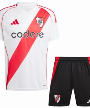 River Plate Niños Conjunto 2024 2025 Casa Blanco - Tuta River Plate Niños | escamisetasfutbol