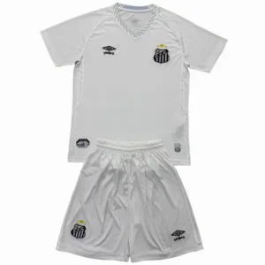 Santos Niños Conjunto 2025 2026 Casa Blanco - Tuta Santos Niños | escamisetasfutbol