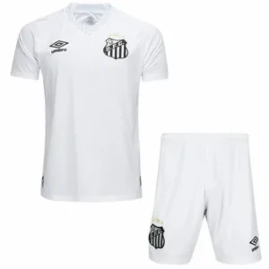 Santos Niños Conjunto 2025 2026 Casa Blanco - Tuta Santos Niños | escamisetasfutbol