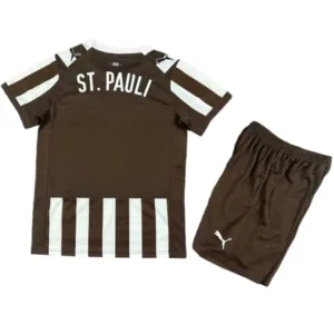 FC St. Pauli Niños Conjunto 2025 2026 Casa - Tuta FC St. Pauli Niños | escamisetasfutbol