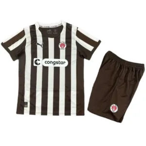 FC St. Pauli Niños Conjunto 2025 2026 Casa - Tuta FC St. Pauli Niños | escamisetasfutbol